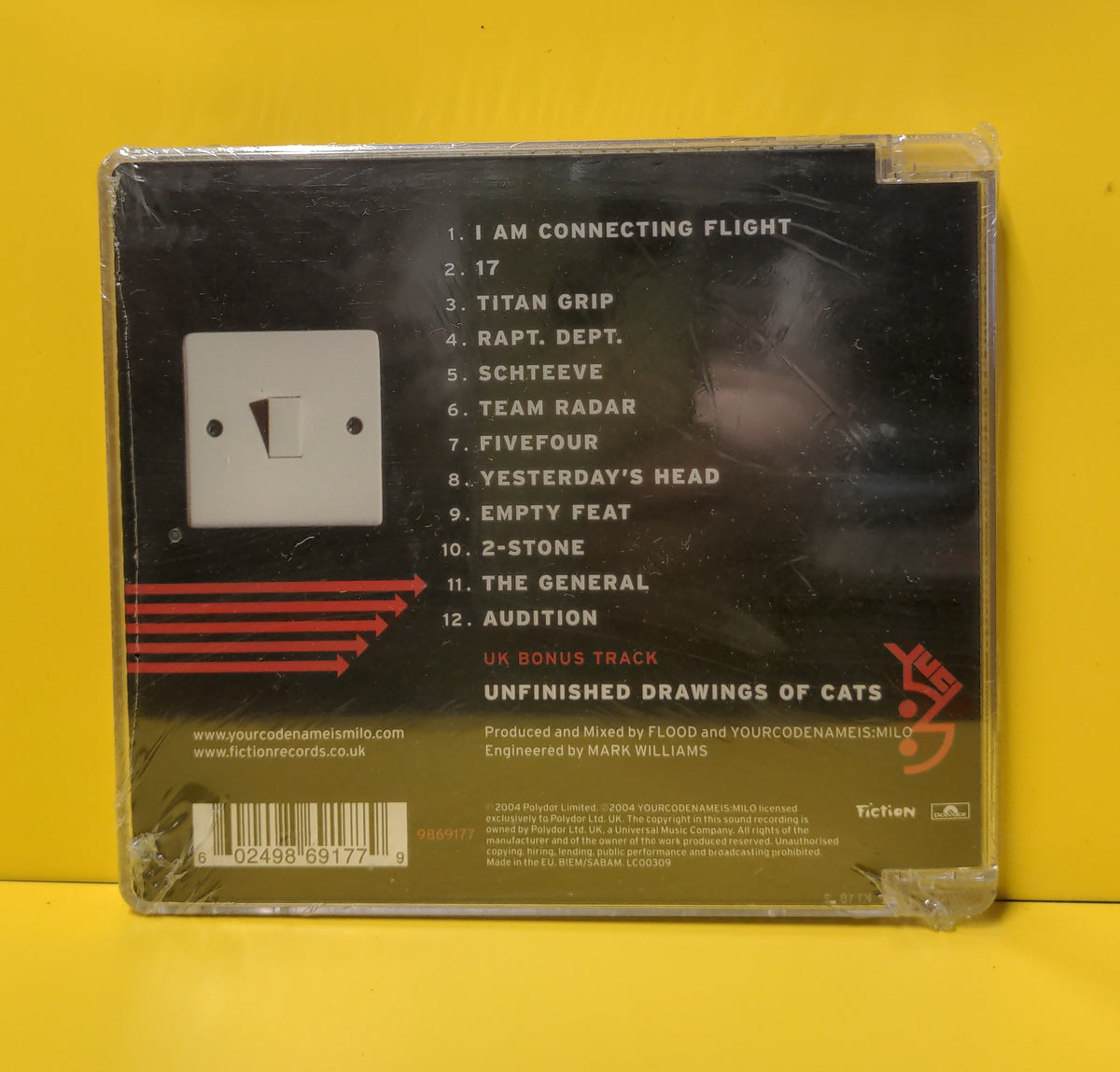Yourcodenameis:milo - Ignoto - 2004 - 9869177 New - Sealed - CDs - Special Edition Yourcodenameis:milo - Ignoto - 2004 - 9869177 New - Sealed - CDs - Special Edition