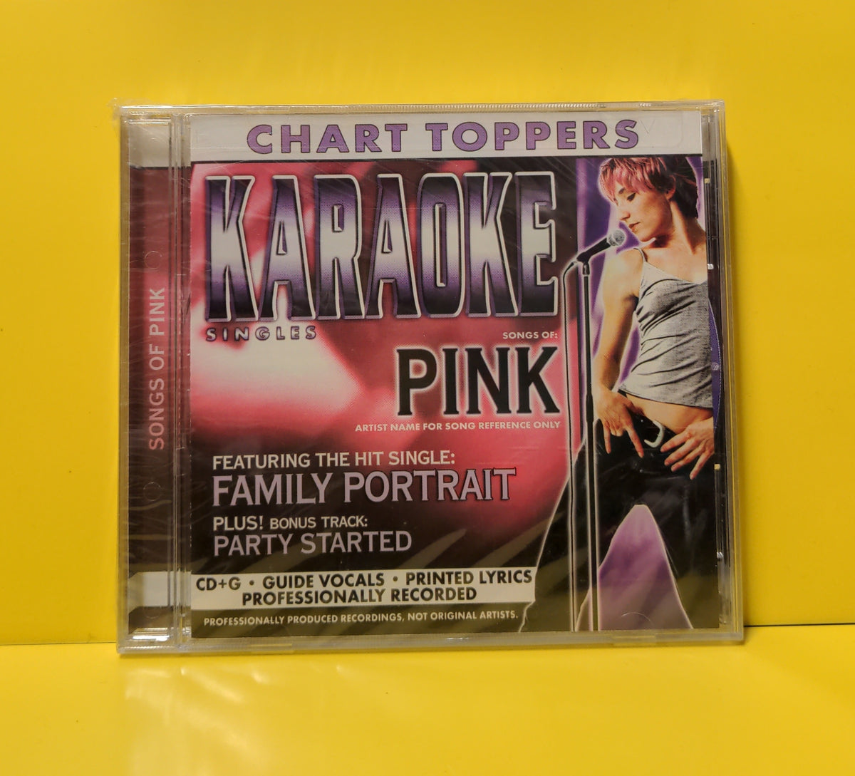 Karaoke Singles - Songs Of Pink - 2003 - 40445-2 New - Sealed - CDs Karaoke Singles - Songs Of Pink - 2003 - 40445-2 New - Sealed - CDs