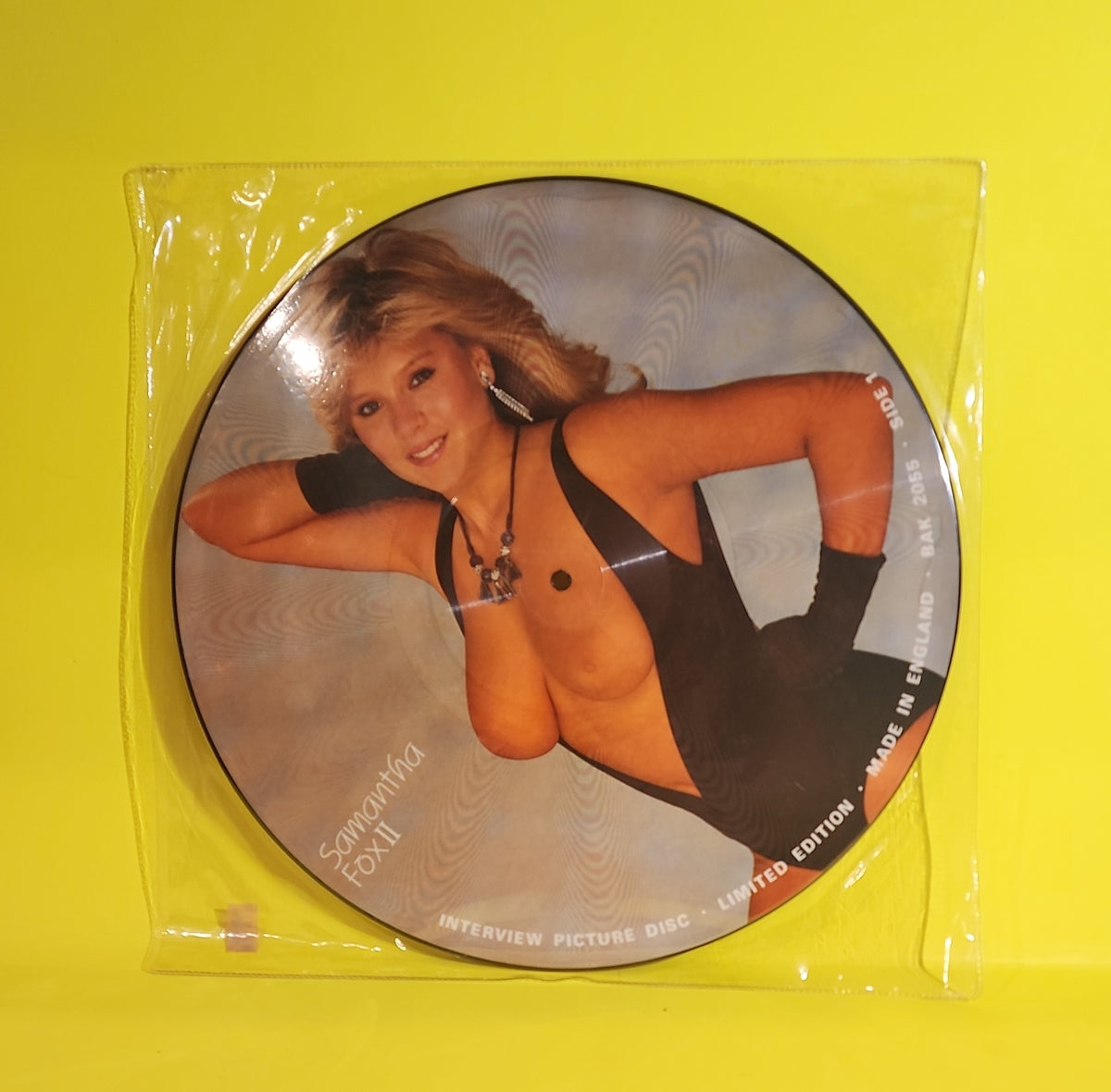 Samantha Fox - II Interview Picture Disc Limited Edition - 1987 - BAK 2055 Used - EX - Vinyl Samantha Fox - II Interview Picture Disc Limited Edition - 1987 - BAK 2055 Used - EX - Vinyl