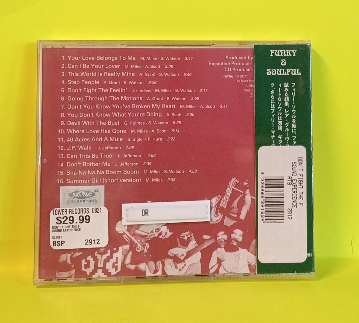 Sound Experience - Don't Fight The Feeling - 1994 - PCD 2912 New - Sealed - CDs Japan Import Sound Experience - Don't Fight The Feeling - 1994 - PCD 2912 New - Sealed - CDs Japan Import