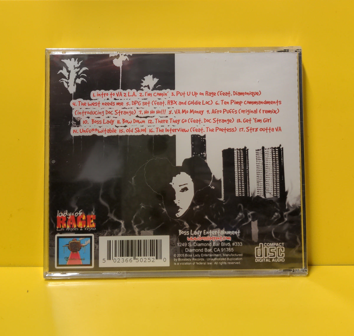 The Lady Of Rage - VA 2 L.A. - 2005 - New - Sealed - CDs The Lady Of Rage - VA 2 L.A. - 2005 - New - Sealed - CDs