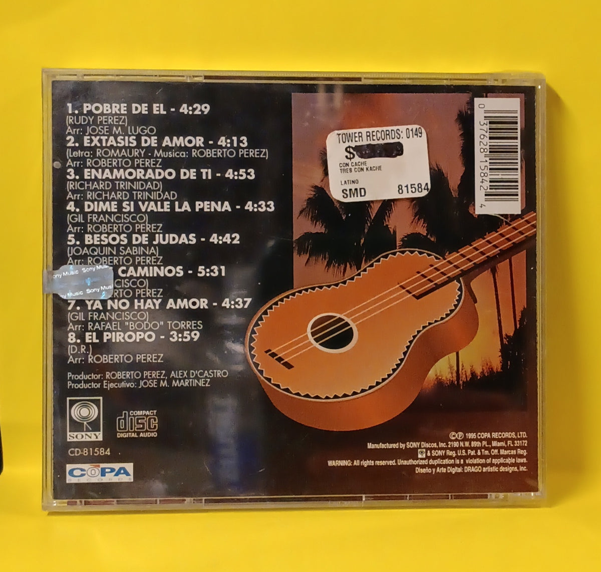 Tres Con Kaché - ...con Caché - 1995 - CD-81584 New - Sealed - CDs Tres Con Kaché - ...con Caché - 1995 - CD-81584 New - Sealed - CDs