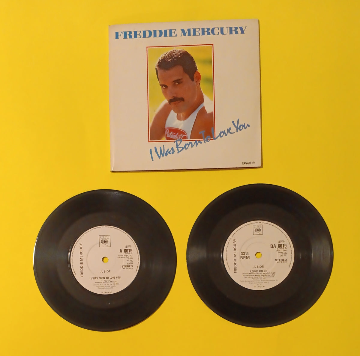 Freddie Mercury - I Was Born To Love You 2x7" - 1985 - DA6019 Used - EX - Vinyl Freddie Mercury - I Was Born To Love You 2x7" - 1985 - DA6019 Used - EX - Vinyl