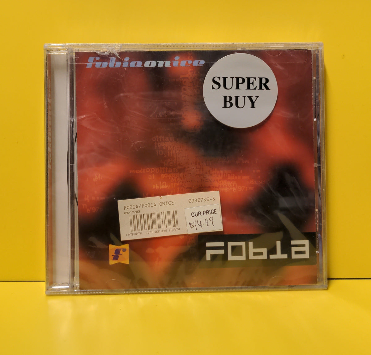 Fobia - Fobia On Ice - 1997 - 74321-53728-2 New - Sealed - CDs Fobia - Fobia On Ice - 1997 - 74321-53728-2 New - Sealed - CDs