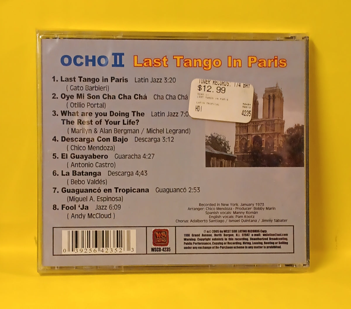 Ocho - II Last Tango In Paris - 2005 - WSCD 4235 New - Sealed - CDs Ocho - II Last Tango In Paris - 2005 - WSCD 4235 New - Sealed - CDs