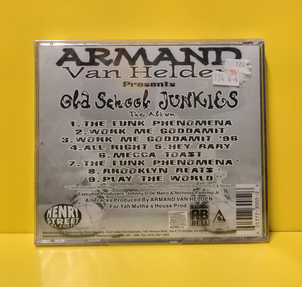 Armand Van Helden Presents Old School Junkies - The Album - 1996 - HSCD-3005 New - Sealed - CDs Armand Van Helden Presents Old School Junkies - The Album - 1996 - HSCD-3005 New - Sealed - CDs