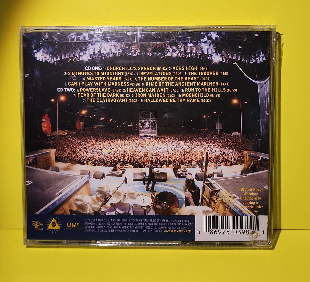 Iron Maiden - Flight 666 - 2009 - 88697-50398-2 New - Sealed - CDs Iron Maiden - Flight 666 - 2009 - 88697-50398-2 New - Sealed - CDs
