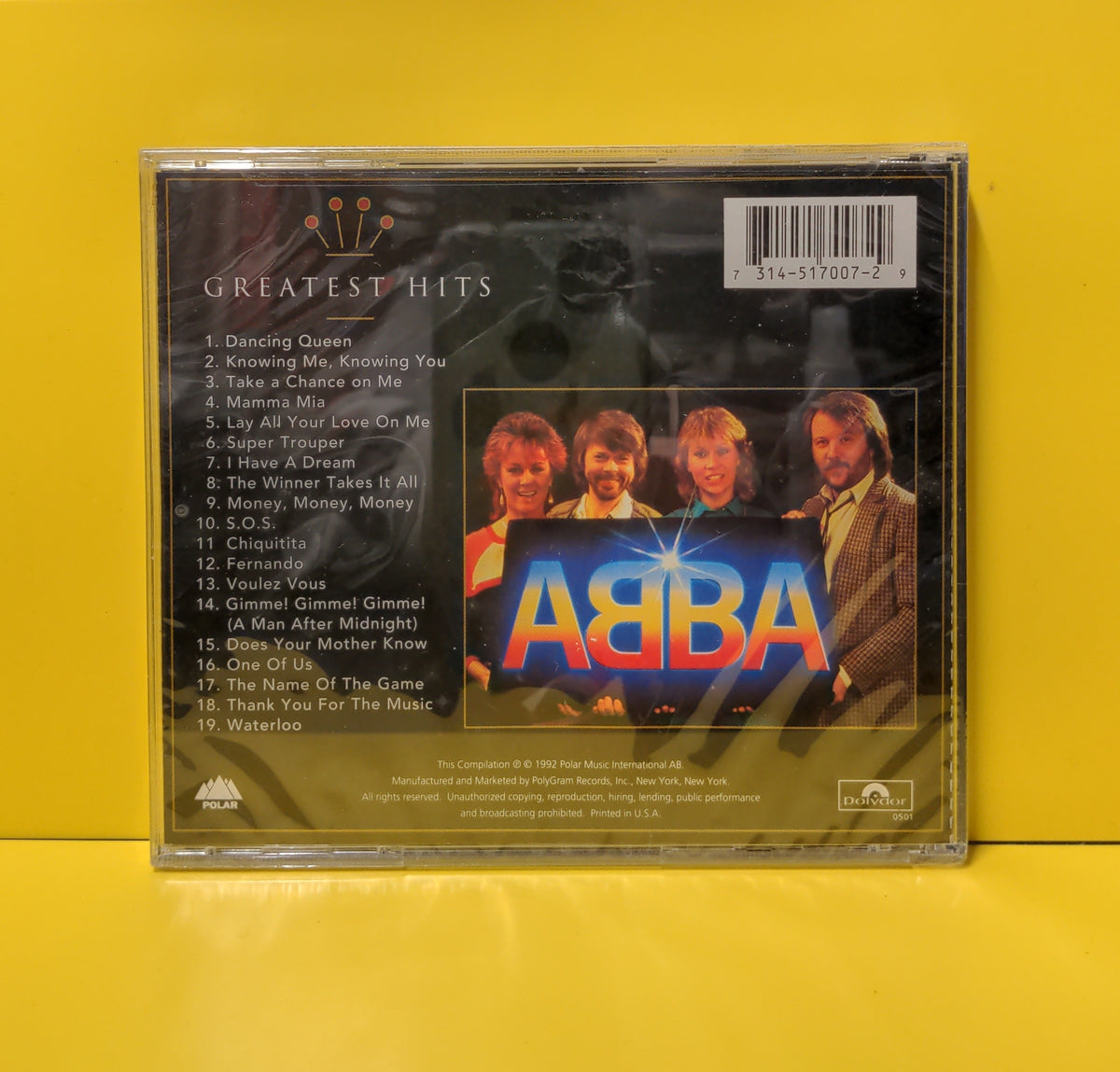 ABBA - Gold (Greatest Hits) - 314 517 007-2 New - Sealed - CDs ABBA - Gold (Greatest Hits) - 314 517 007-2 New - Sealed - CDs