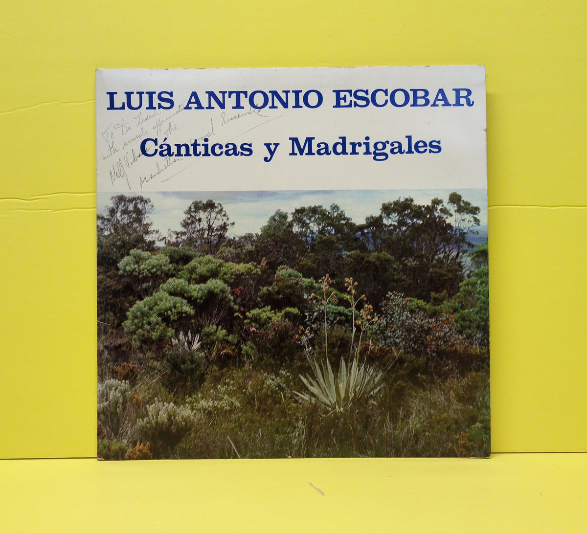 Luis Antonio Escobar, Manhattan Vocal Ensemble - Canticas Y Madrigales - PEL-108-82 Used - VG++ - Vinyl Luis Antonio Escobar, Manhattan Vocal Ensemble - Canticas Y Madrigales - PEL-108-82 Used - VG++ - Vinyl