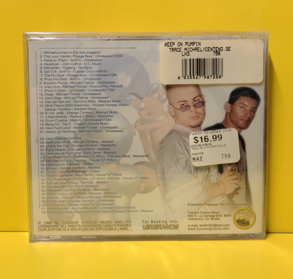 Michael Trance & George Centeno - Keep On Pumpin - 1999 - FGM 2007-2 New - Sealed - CDs Michael Trance & George Centeno - Keep On Pumpin - 1999 - FGM 2007-2 New - Sealed - CDs