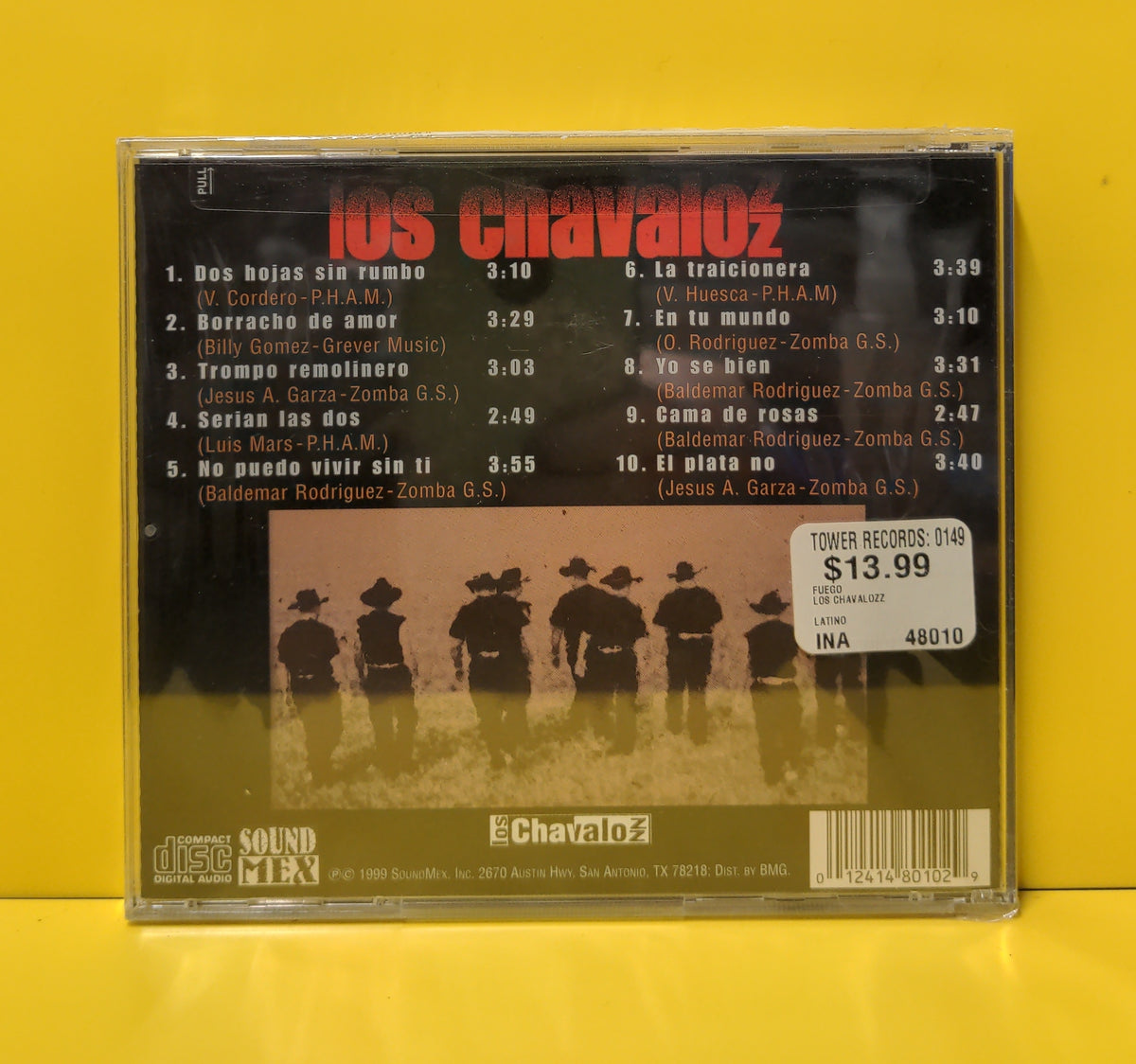 Los Chavalozz - Fuego - 1999 - 01241-480102 New - Sealed - CDs Los Chavalozz - Fuego - 1999 - 01241-480102 New - Sealed - CDs