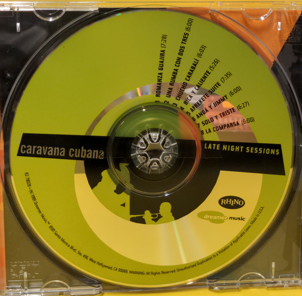 Caravana Cubana - Late Night Sessions - 1999 - R2 78028 Used - EX - CDs Caravana Cubana - Late Night Sessions - 1999 - R2 78028 Used - EX - CDs