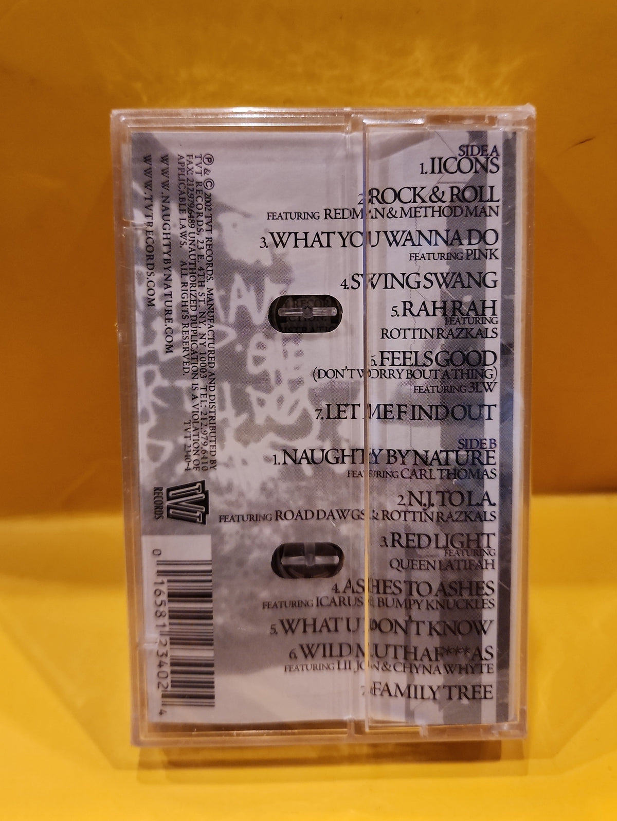 Naughty By Nature - Iicons - 2002 - TVT 2340-4 New - Sealed - cassettes Naughty By Nature - Iicons - 2002 - TVT 2340-4 New - Sealed - cassettes