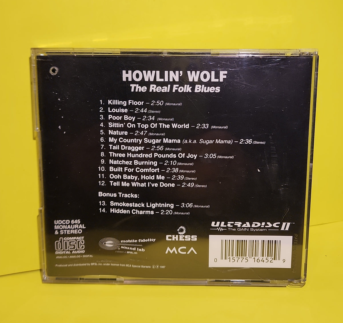 Howlin' Wolf - The Real Folk Blues - 1995 - UDCD 645 Used - VG++ - CDs Howlin' Wolf - The Real Folk Blues - 1995 - UDCD 645 Used - VG++ - CDs