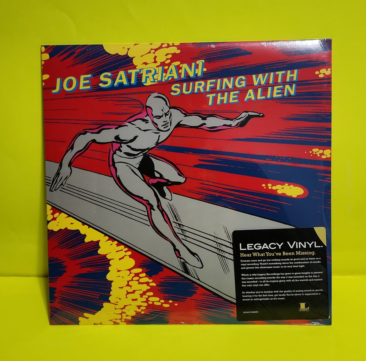 Joe Satriani - Surfing With The Alien - 2010 - 88697383491 New - Sealed - Vinyl Joe Satriani - Surfing With The Alien - 2010 - 88697383491 New - Sealed - Vinyl