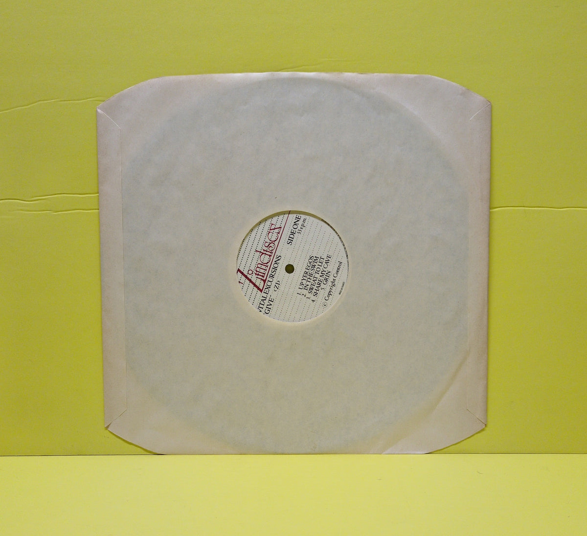 Vital Excursions - Give! - 1982 - Z1 Used - VG+ - Vinyl Vital Excursions - Give! - 1982 - Z1 Used - VG+ - Vinyl