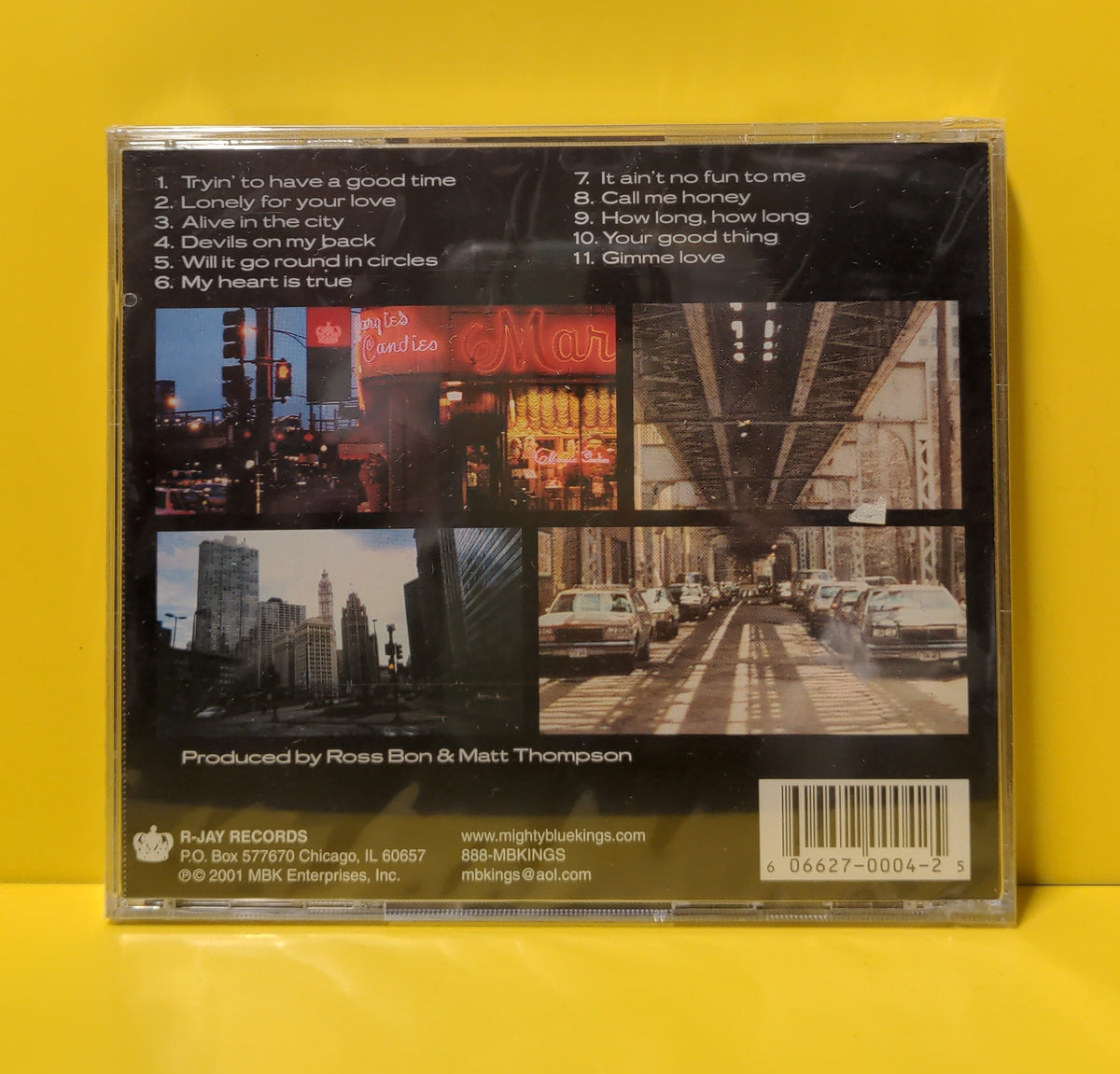 Mighty Blue Kings - Alive In The City - 2001 - New - Sealed - CDs Mighty Blue Kings - Alive In The City - 2001 - New - Sealed - CDs