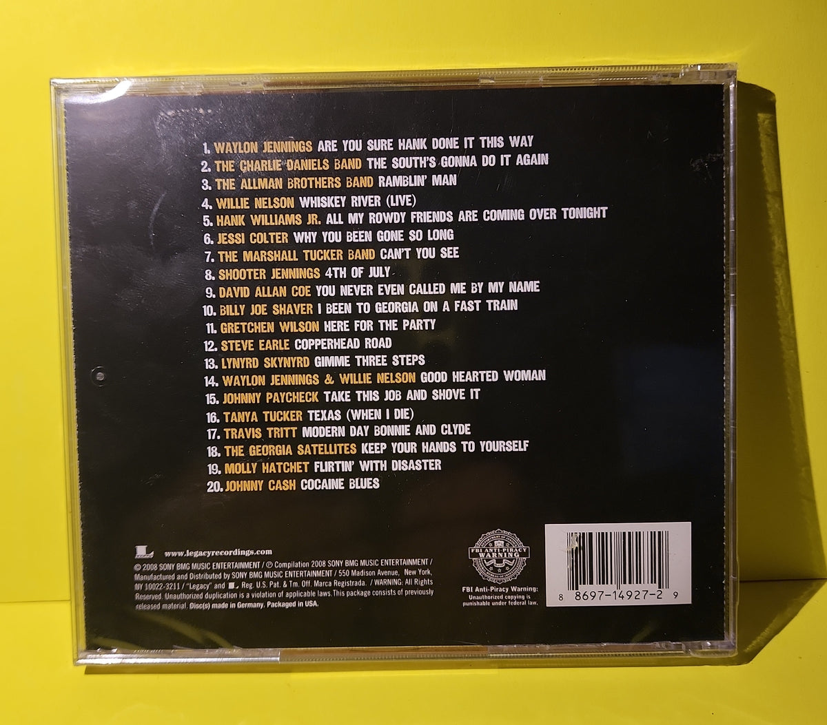 Various - The Very Best Of Outlaw Country - 2008 - 88697 14927 2 New - Sealed - CDs Various - The Very Best Of Outlaw Country - 2008 - 88697 14927 2 New - Sealed - CDs
