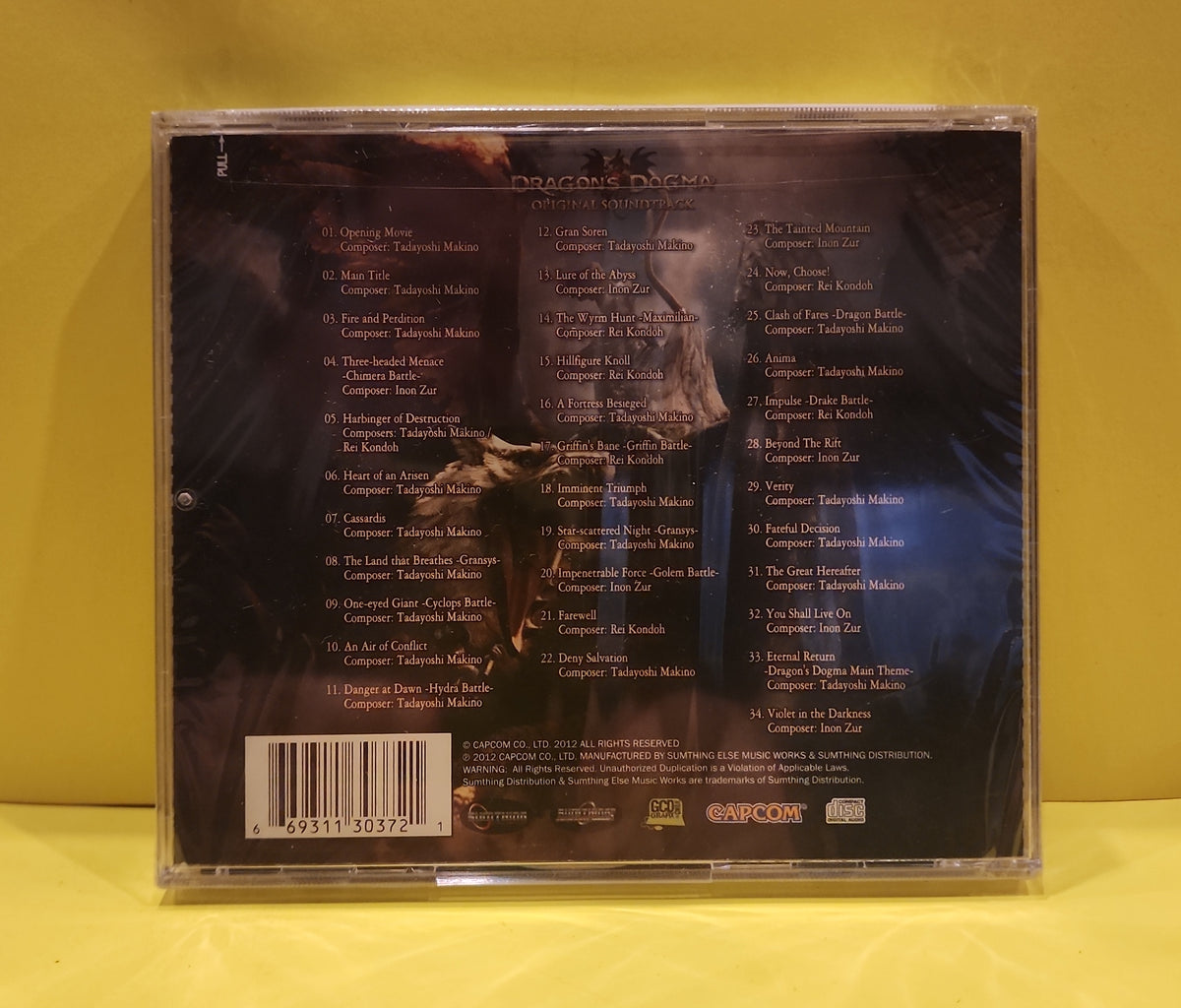 Various - Dragon's Dogma - 2012 - SE 3037-2 New - Sealed - CDs Various - Dragon's Dogma - 2012 - SE 3037-2 New - Sealed - CDs