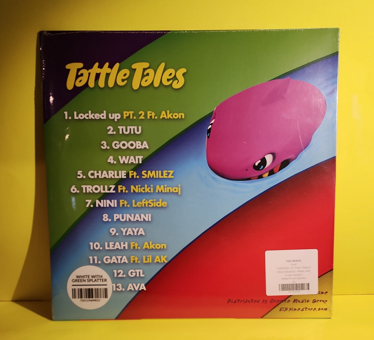 6ix9ine - Tattle Tales - 2020 - TEO2-850018 New - Sealed - Vinyl 6ix9ine - Tattle Tales - 2020 - TEO2-850018 New - Sealed - Vinyl