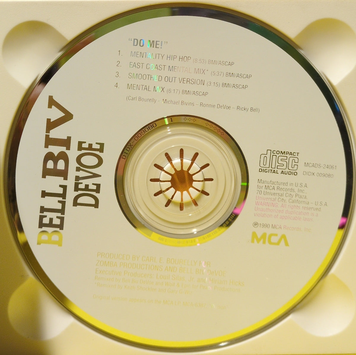 Bell Biv Devoe - Do Me! - 1990 - MCADS-24061 Used - VG++ - CD Single Bell Biv Devoe - Do Me! - 1990 - MCADS-24061 Used - VG++ - CD Single