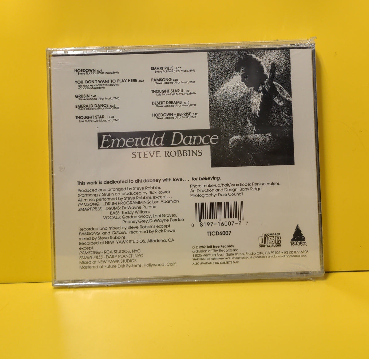 Steve Robbins - Emerald Dance - 1989 - TTCD6007 New - Sealed - CDs Steve Robbins - Emerald Dance - 1989 - TTCD6007 New - Sealed - CDs