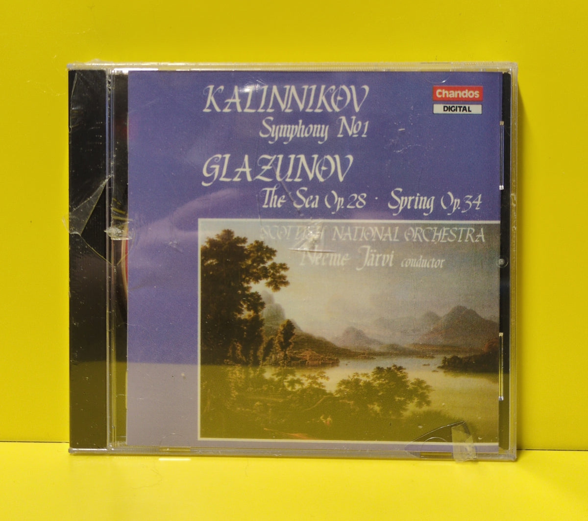 Kalinnikov • Glazunov, Scottish National Orchestra, Neeme Järvi - Symphony No. 1, The Sea Op. 28, Spring Op. 34 - 1988 - CHAN 8611 New - Sealed - CDs Kalinnikov • Glazunov, Scottish National Orchestra, Neeme Järvi - Symphony No. 1, The Sea Op. 28, Spring Op. 34 - 1988 - CHAN 8611 New - Sealed - CDs