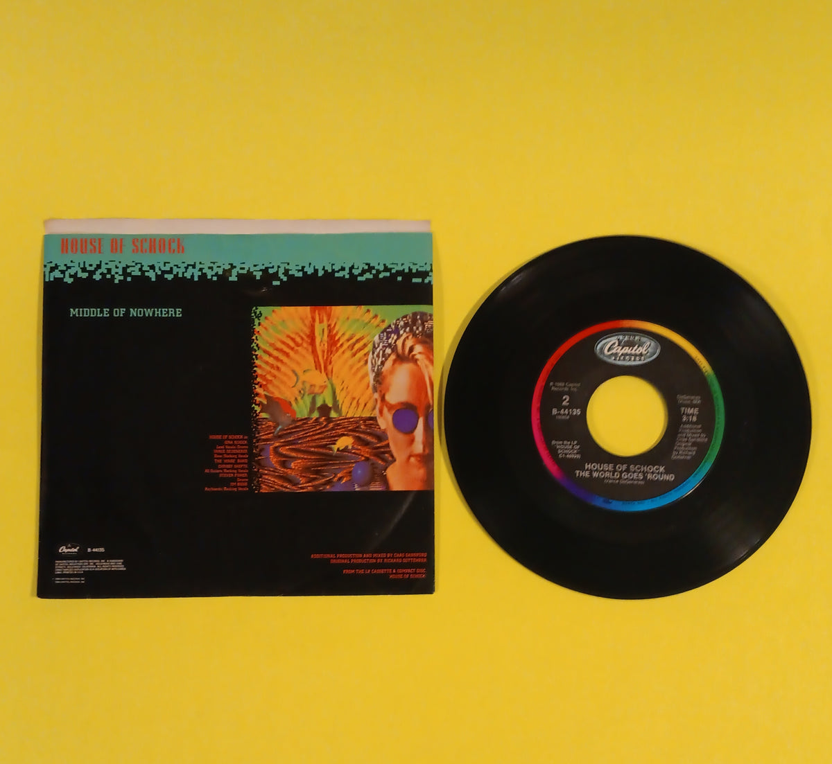 House of Schock (Go-Go's) - Middle of Nowhere 7" - 1988 - B-44135 Used - VG++ - Vinyl House of Schock (Go-Go's) - Middle of Nowhere 7" - 1988 - B-44135 Used - VG++ - Vinyl