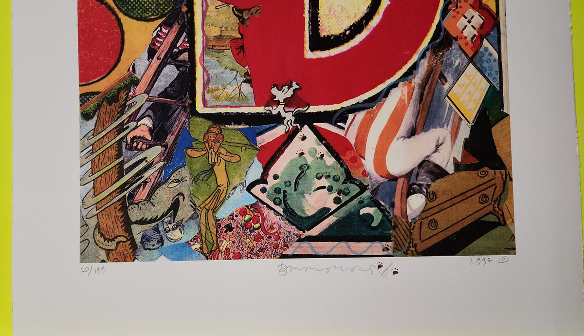Bruce Helander - Love Letters - Dog Days "D" - 1997 - New - Art Bruce Helander - Love Letters - Dog Days "D" - 1997 - New - Art