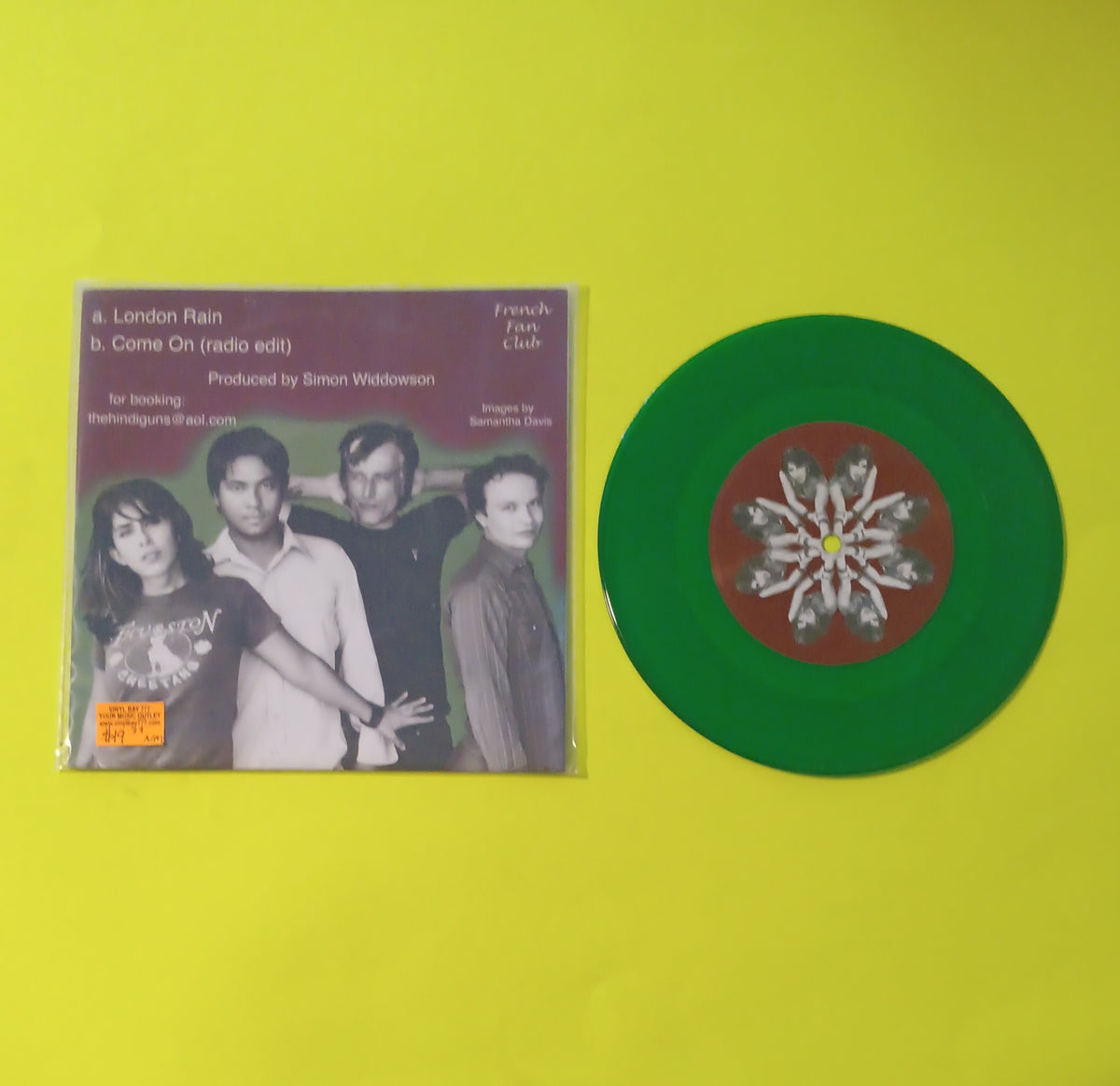 The Hindi Guns - London Rain / Come On - 2004 - FFC-DD-02 New - NM - 7" Vinyl The Hindi Guns - London Rain / Come On - 2004 - FFC-DD-02 New - NM - 7" Vinyl