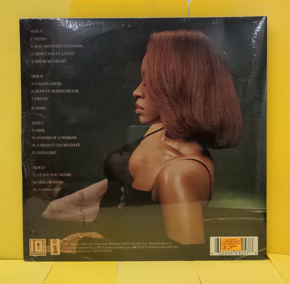 Ella Mai - Heart On My Sleeve - 2022 - B0035789-01 New - Sealed - Vinyl Ella Mai - Heart On My Sleeve - 2022 - B0035789-01 New - Sealed - Vinyl