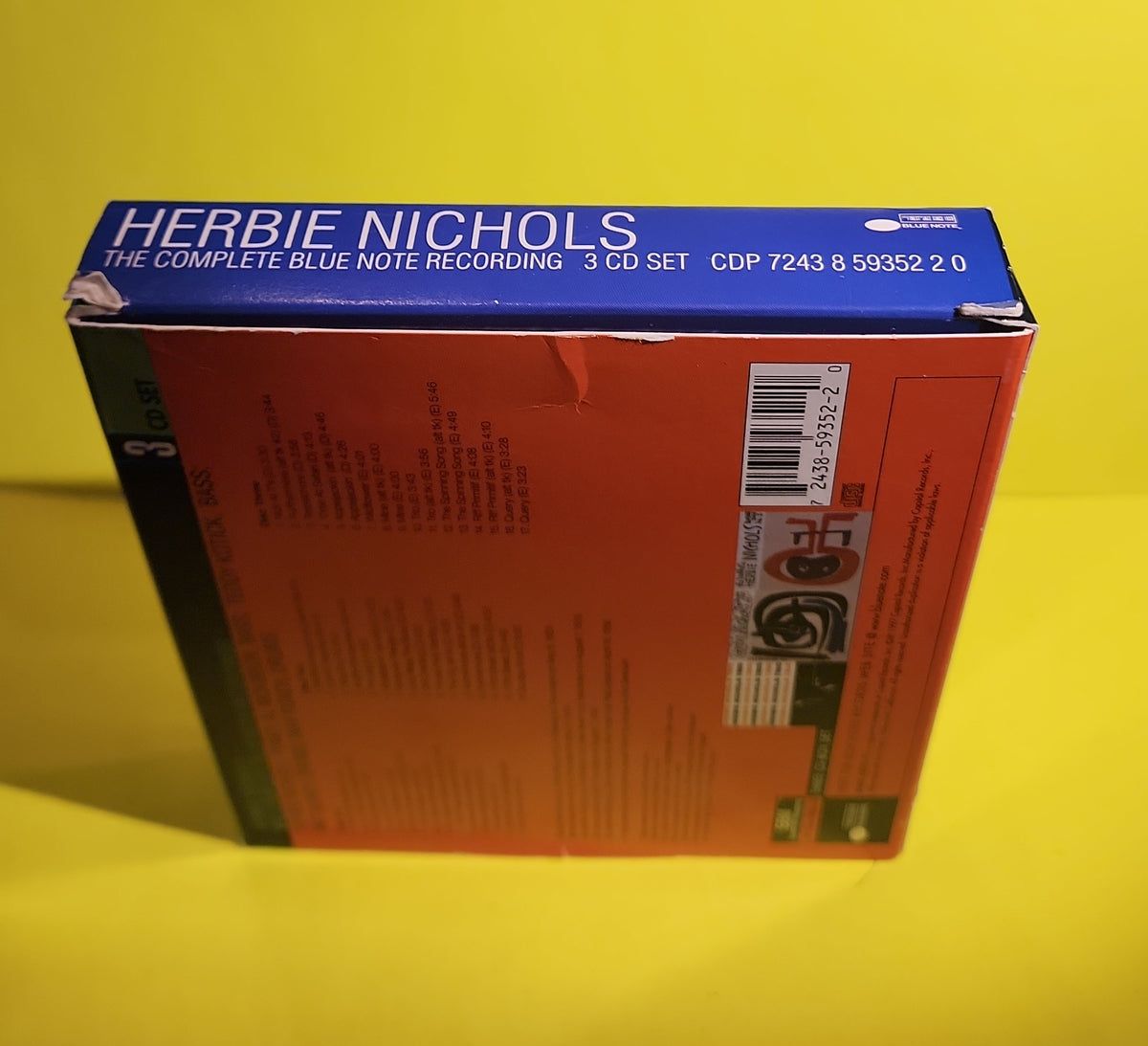 Herbie Nichols - The Complete Blue Note Recordings - 1997 - CDP 7243 8 59352 2 0 Used - EX - CDs Herbie Nichols - The Complete Blue Note Recordings - 1997 - CDP 7243 8 59352 2 0 Used - EX - CDs
