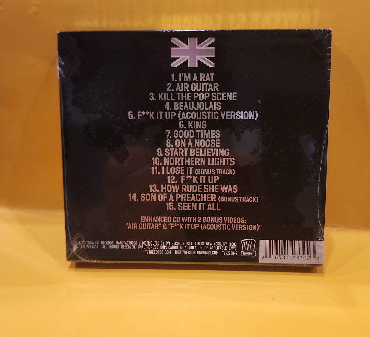 Towers Of London - Blood Sweat & Towers - 2006 - TV-2730-2 New - CDs Towers Of London - Blood Sweat & Towers - 2006 - TV-2730-2 New - CDs