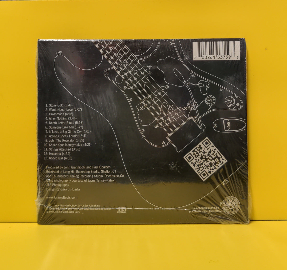 Johnny Boots - All Or Nothing - 2011 - New - Sealed - CDs Johnny Boots - All Or Nothing - 2011 - New - Sealed - CDs