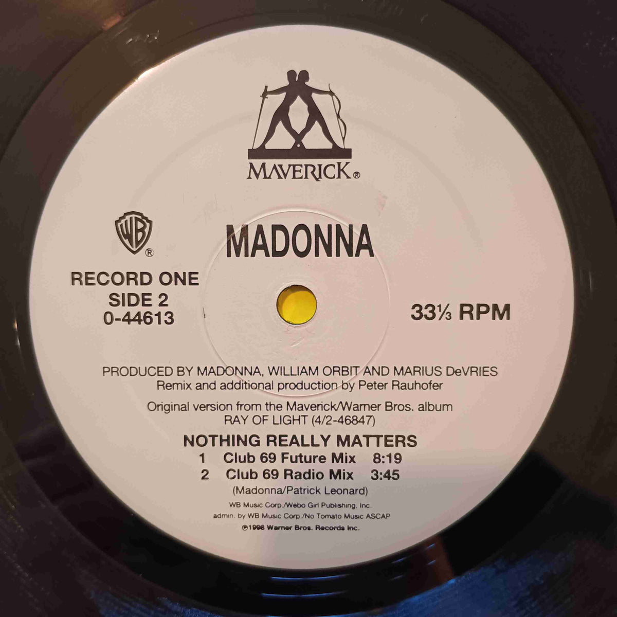 Madonna - Nothing Really Matters 2LP w. Shrink & Hype - 1999 - 44613-0 Used - VG++ - Vinyl Madonna - Nothing Really Matters 2LP w. Shrink & Hype - 1999 - 44613-0 Used - VG++ - Vinyl