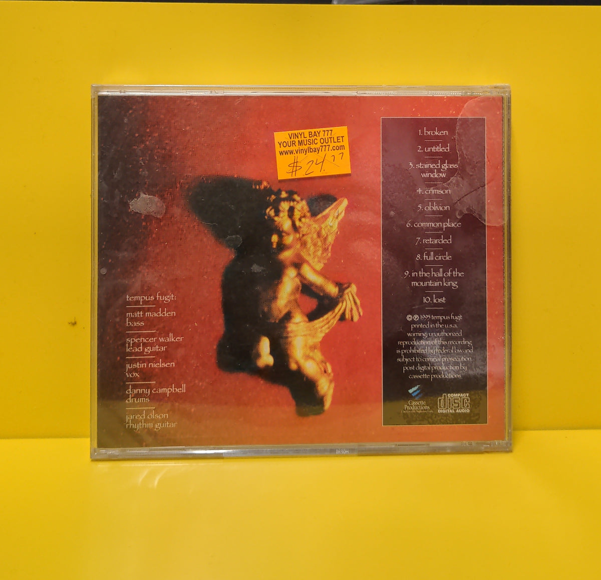 Tempus Fugit - Nonplus - 1995 - New - Sealed - CDs Tempus Fugit - Nonplus - 1995 - New - Sealed - CDs