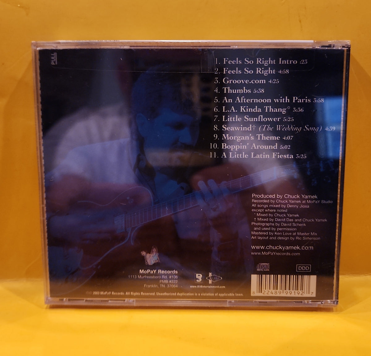 Chuck Yames - Feels so Right - 2003 - RIV 9919-2 New - Sealed - CDs Chuck Yames - Feels so Right - 2003 - RIV 9919-2 New - Sealed - CDs