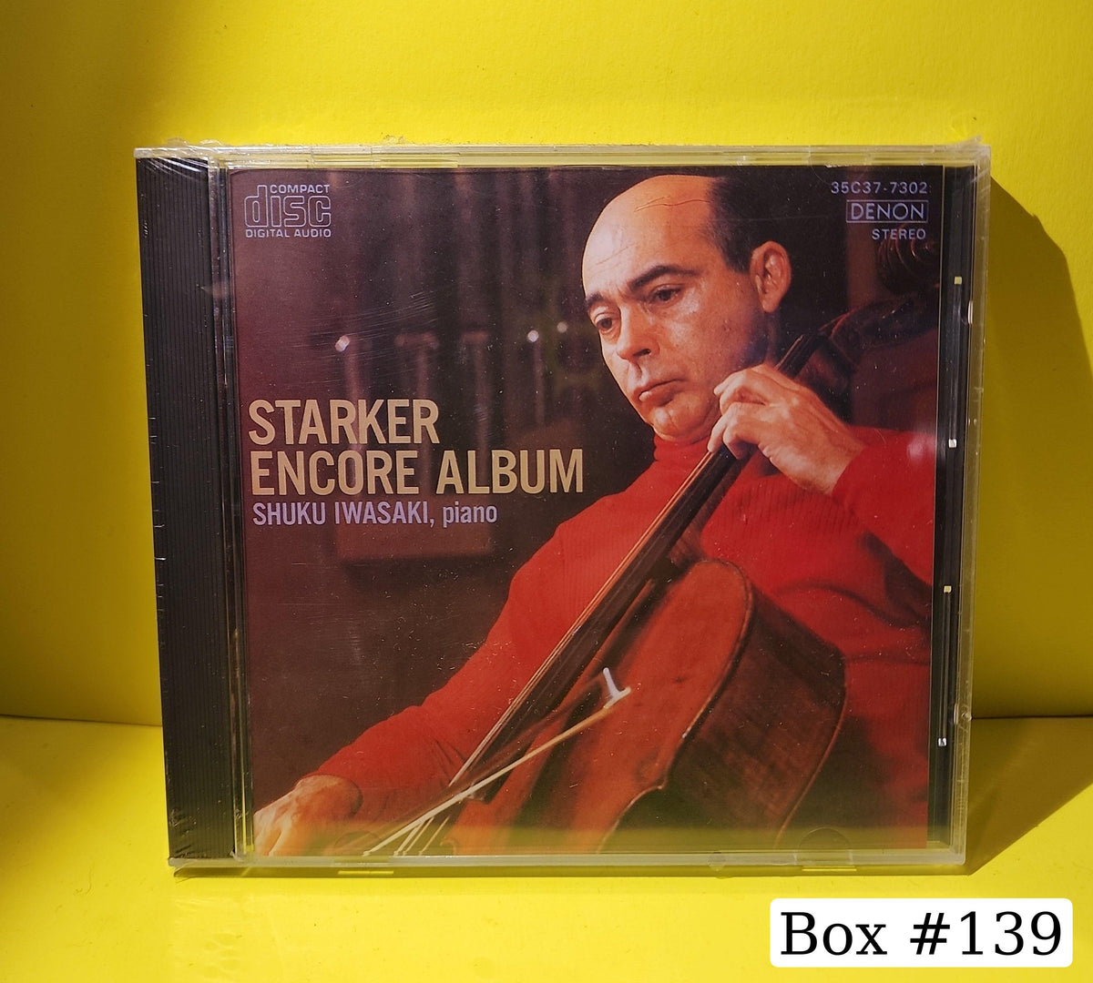 Janos Starker, Shuku Iwasaki - Starker Encore Album - 1984 - 35C37-7302 New - Sealed - CDs Janos Starker, Shuku Iwasaki - Starker Encore Album - 1984 - 35C37-7302 New - Sealed - CDs