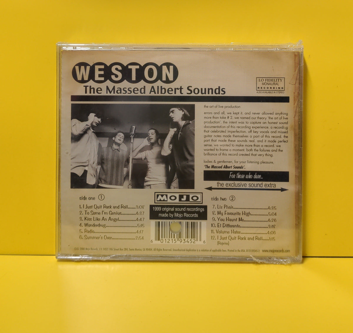 Weston - The Massed Albert Sounds - 2000 - 012159345-2 New - Sealed - CDs Weston - The Massed Albert Sounds - 2000 - 012159345-2 New - Sealed - CDs