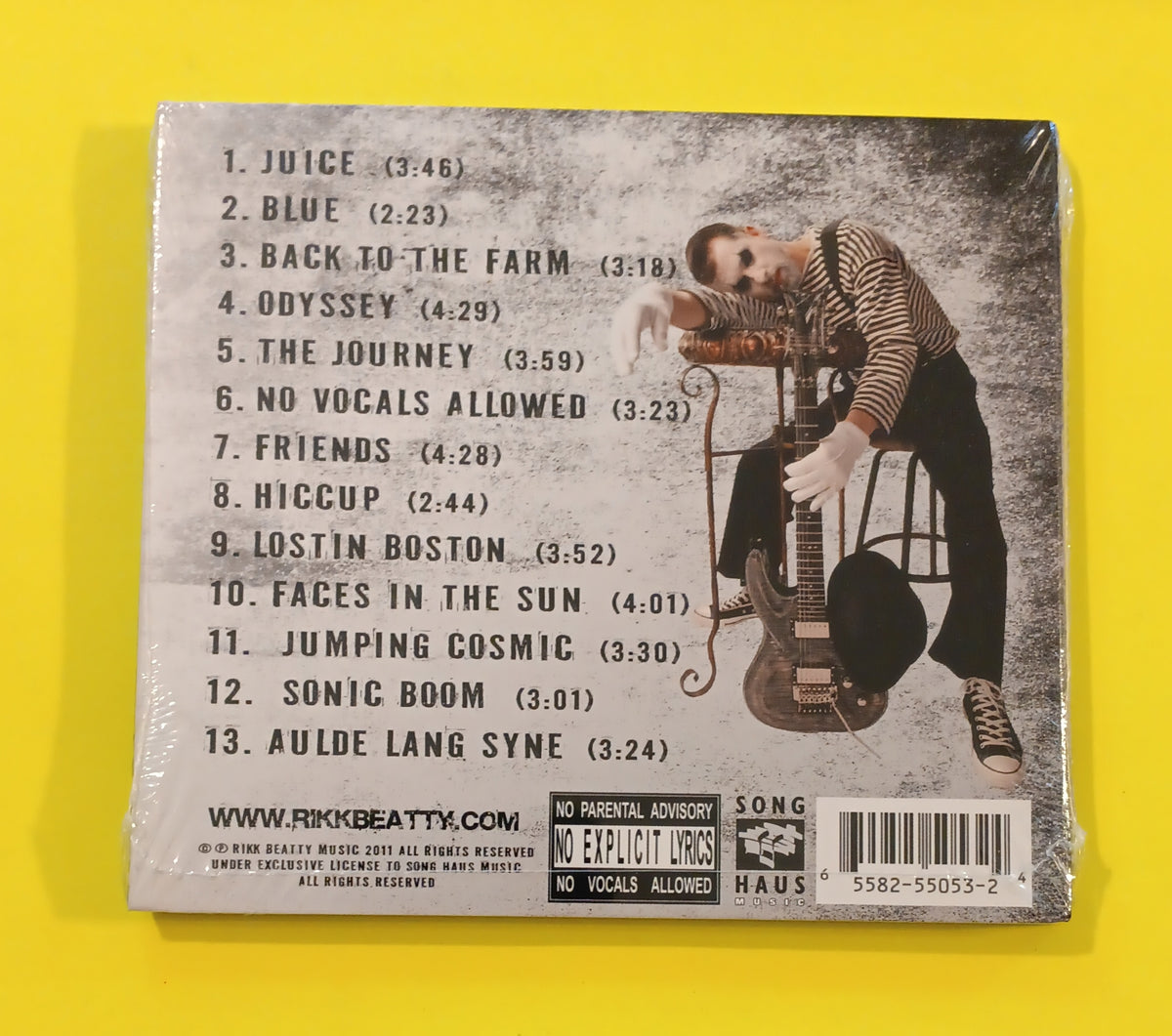 The Rikk Beatty Band - No Vocals Allowed - 2011 - 55053-2 New - Sealed - CDs The Rikk Beatty Band - No Vocals Allowed - 2011 - 55053-2 New - Sealed - CDs