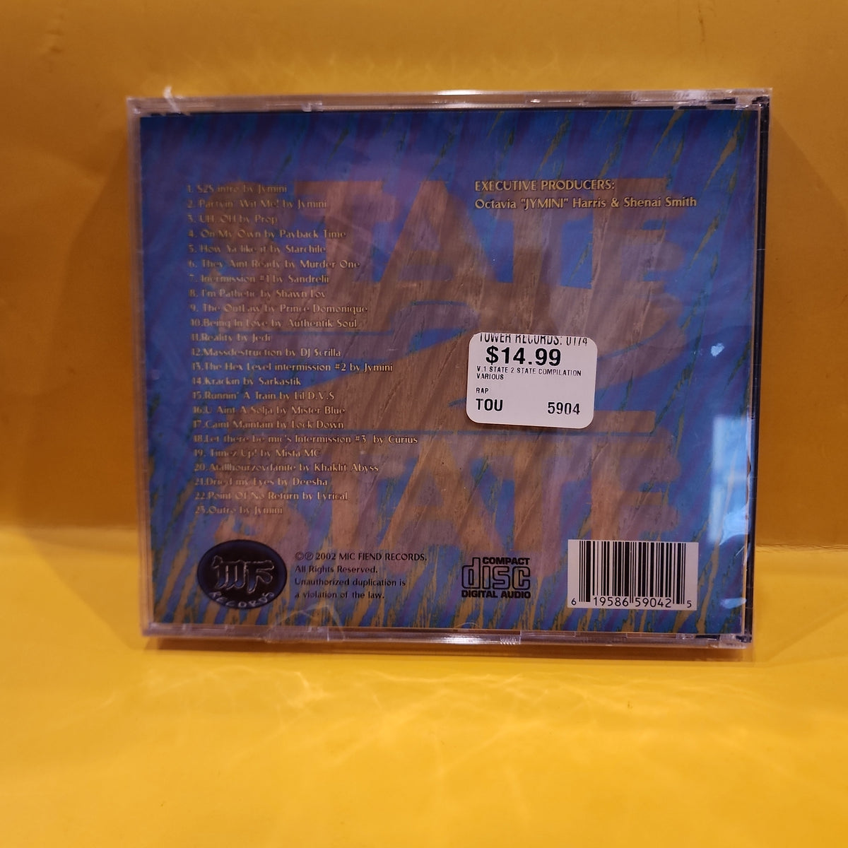 Various - State 2 State Compilation Volume 1 - 2002 - New - Sealed - CDs Various - State 2 State Compilation Volume 1 - 2002 - New - Sealed - CDs