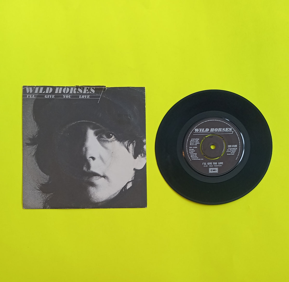 Wild Horses - I'll Give You Love - UK 1981 - EMI 5149 Used - VG++ - 7" Vinyl Wild Horses - I'll Give You Love - UK 1981 - EMI 5149 Used - VG++ - 7" Vinyl