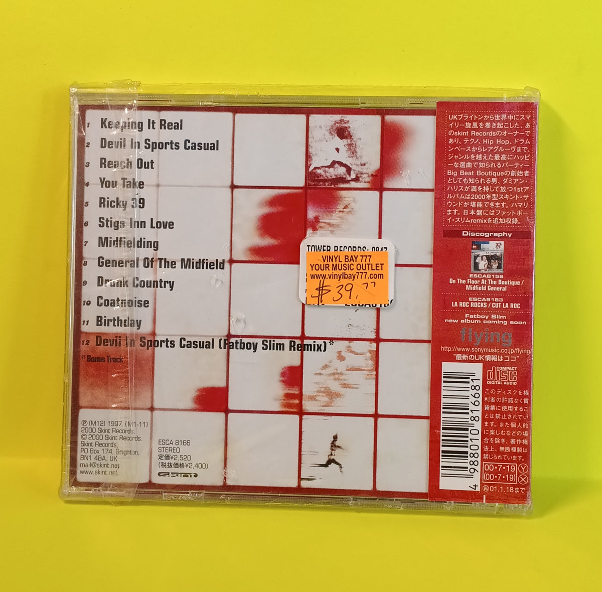Midfield General - Generalisation - 2000 - ESCA 8166 New - Sealed - CDs Midfield General - Generalisation - 2000 - ESCA 8166 New - Sealed - CDs