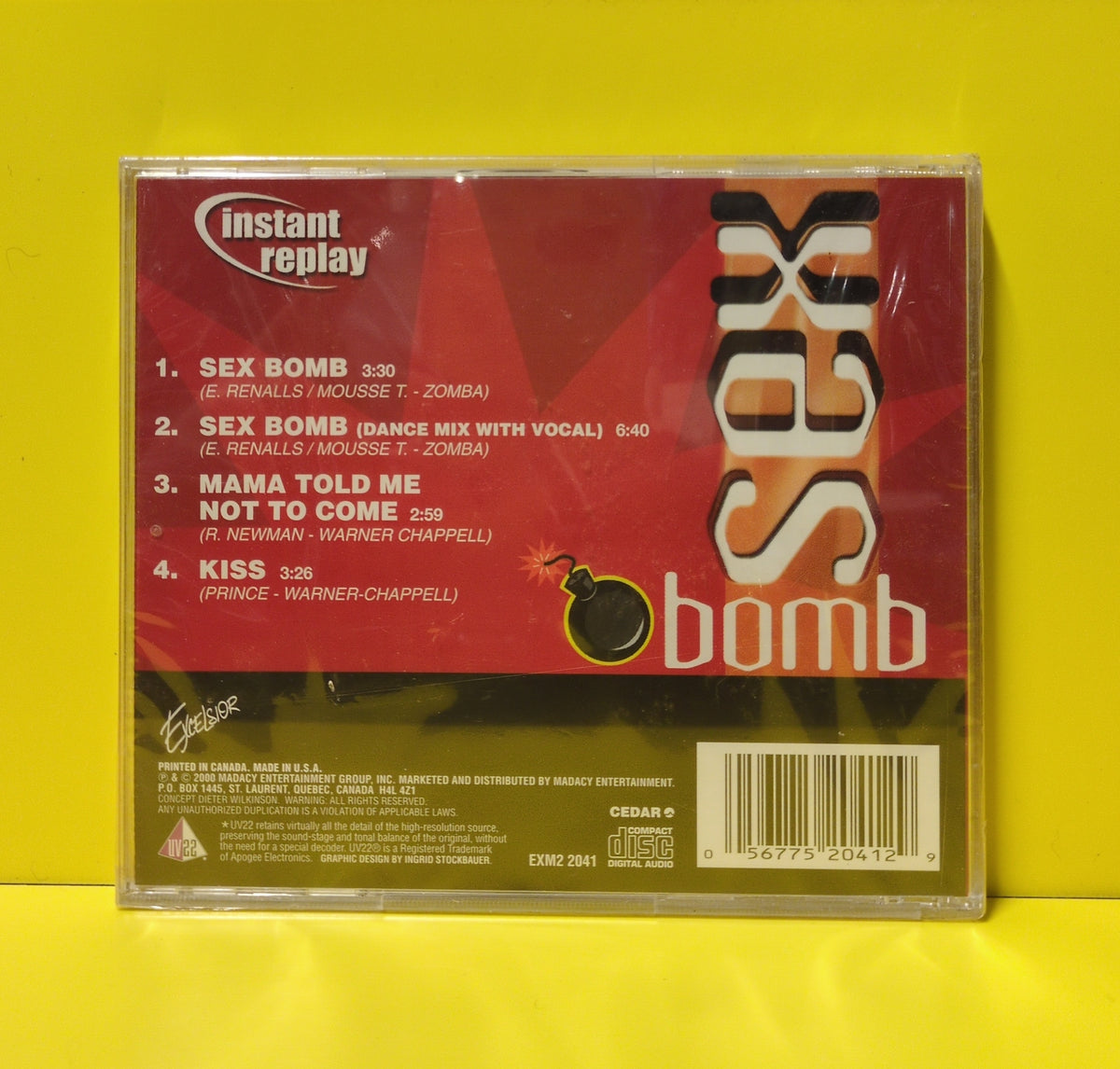 The Countdown Mixmasters - Sex Bomb - 2000 - EXM2 2041 New - Sealed - CDs The Countdown Mixmasters - Sex Bomb - 2000 - EXM2 2041 New - Sealed - CDs