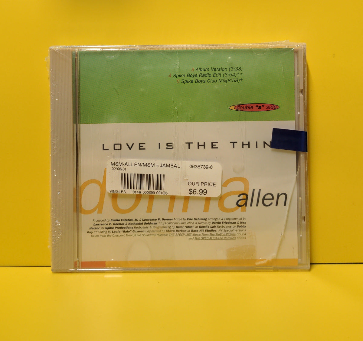MSM (Miami Sound Machine) / Donna Allen - Jambala / Love Is The Thing - 1994 - 49K 77707 New - Sealed - CDs MSM (Miami Sound Machine) / Donna Allen - Jambala / Love Is The Thing - 1994 - 49K 77707 New - Sealed - CDs