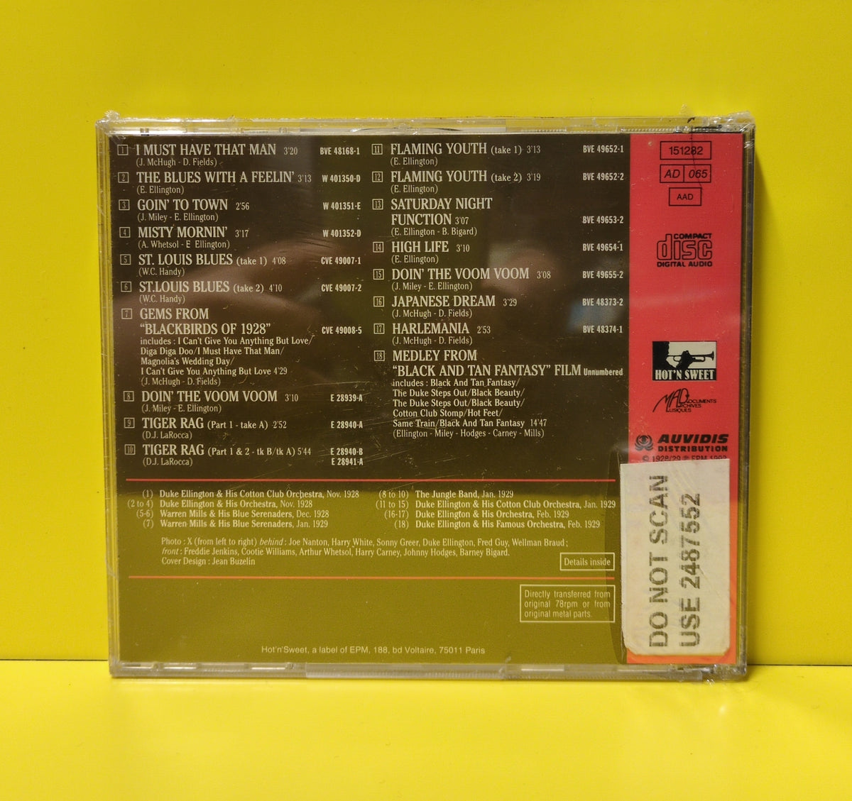 Duke Ellington - Volume 5 Harlemania 1928-1929 - 1992 - 151282 New - Sealed - CDs Duke Ellington - Volume 5 Harlemania 1928-1929 - 1992 - 151282 New - Sealed - CDs