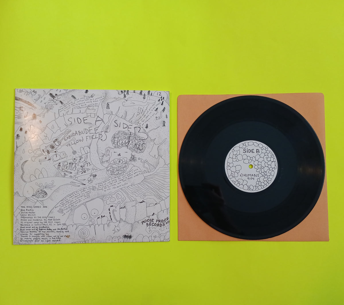 The Rice Cakes - Feel Like Human - 2010 - 297 Used - VG++ - 10" Vinyl The Rice Cakes - Feel Like Human - 2010 - 297 Used - VG++ - 10" Vinyl