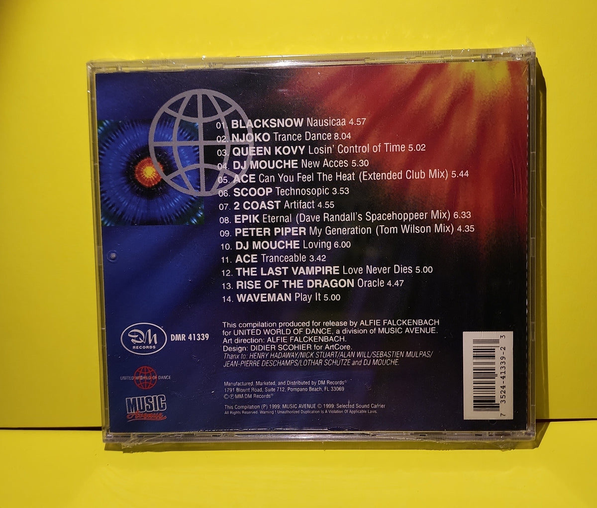Various United World of Dance for Party People - Trance - 1999 - DMR 41339 New - Sealed - CDs Various United World of Dance for Party People - Trance - 1999 - DMR 41339 New - Sealed - CDs