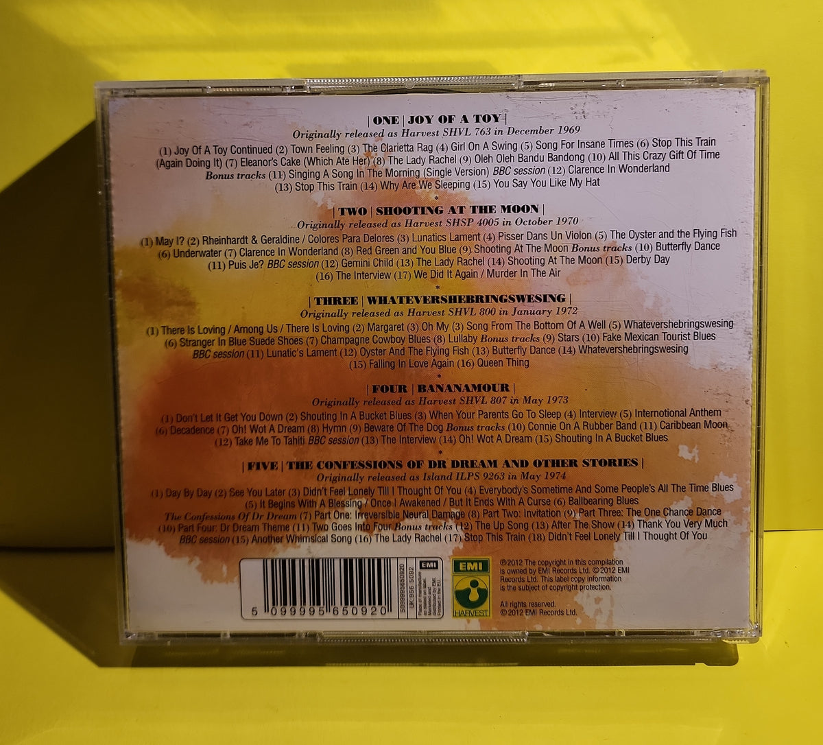 Kevin Ayers - The Harvest Years 1969~1974 - 2012 - 956 5092 Used - EX - CDs Kevin Ayers - The Harvest Years 1969~1974 - 2012 - 956 5092 Used - EX - CDs
