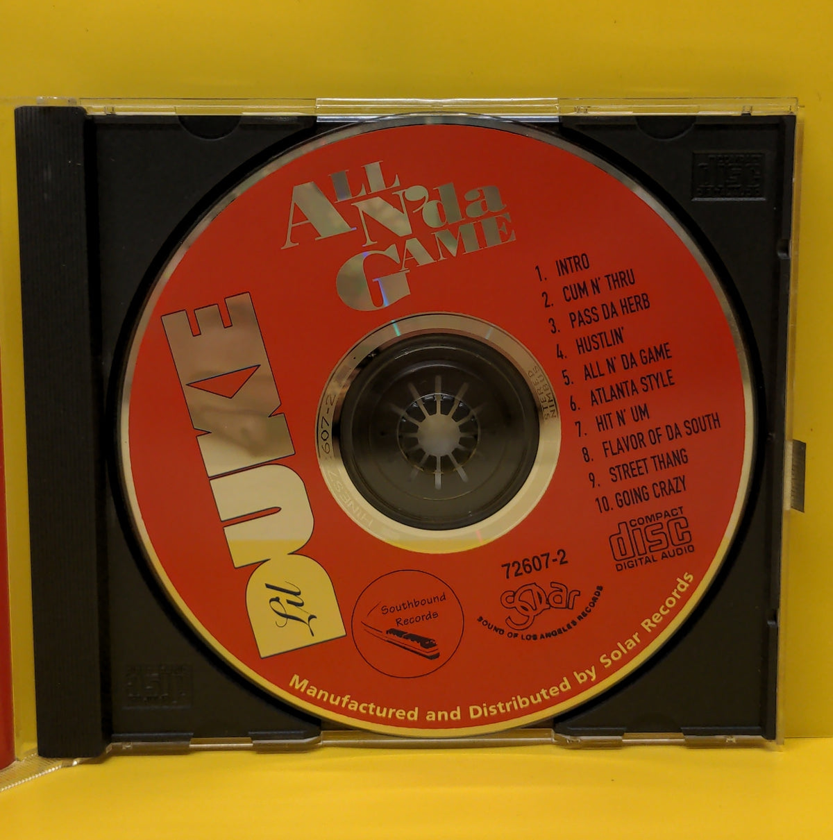 Lil Duke - All N' Da Game - 1994 - 72607-2 Used - EX - CDs Lil Duke - All N' Da Game - 1994 - 72607-2 Used - EX - CDs